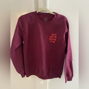 Anti social social club women’s sweatshirt